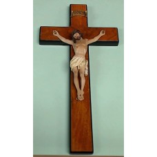 Burlwood Crucifix  10"